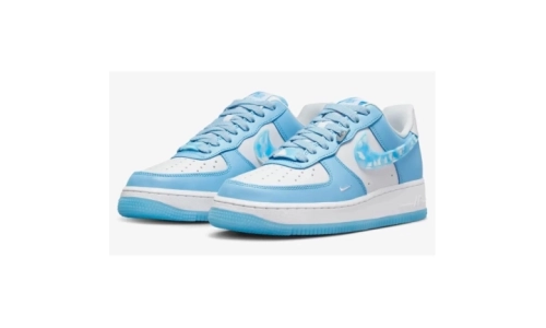 Air Force 1 - Nail Art Blue