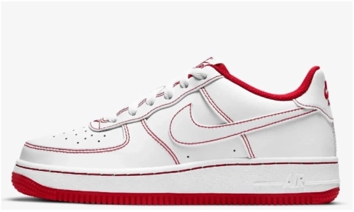 Air Force 1 - Contrast Stitch White/University Red