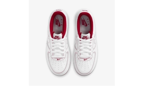 Air Force 1 - Contrast Stitch White/University Red