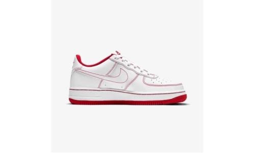 Air Force 1 - Contrast Stitch White/University Red