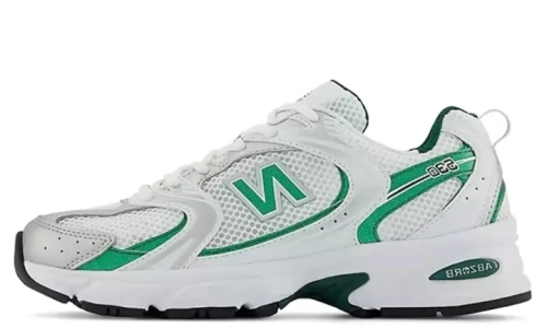 New Balance 530 - White Mint Green
