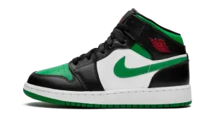 Air Jordan 1 Mid GS "Green Toe" 554725 067