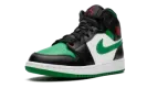 Air Jordan 1 Mid GS "Green Toe" 554725 067