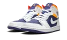 Air Jordan 1 Mid "Royal Blue / Laser Orange" 554724 131