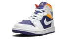 Air Jordan 1 Mid "Royal Blue / Laser Orange" 554724 131