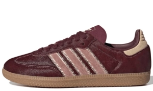 Samba OG - Sand Strata Maroon Pony