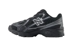 740 Bungee Lace (TD) "Black Silver Metallic" IZ740BM