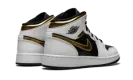 Air Jordan 1 Mid GS "White / Gold / Black" 554725 190
