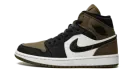 AIR JORDAN 1 MID SE WMNS "Olive Toe" DV0427 301