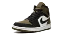 AIR JORDAN 1 MID SE WMNS "Olive Toe" DV0427 301