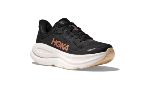 HOKA Bondi 9 - Black/Rose Gold