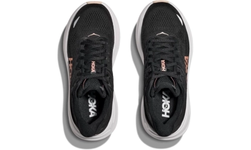 HOKA Bondi 9 - Black/Rose Gold