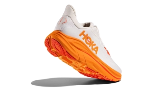 HOKA Clifton 10 - Frost/Orange Zest
