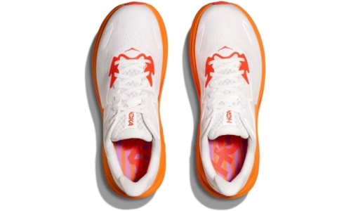 HOKA Clifton 10 - Frost/Orange Zest