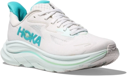 HOKA Clifton 10 - White/Cielo Blue