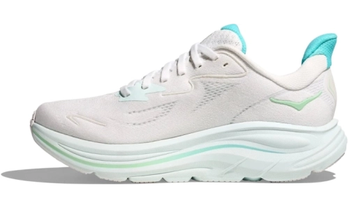 HOKA Clifton 10 - White/Cielo Blue