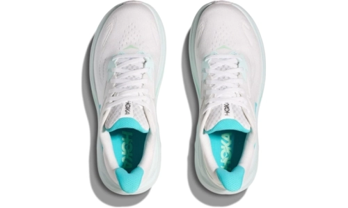 HOKA Clifton 10 - White/Cielo Blue