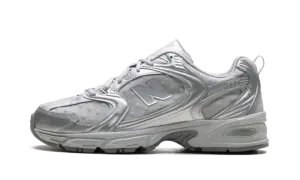 530 "Silver Metallic Raincloud Polka Dots" U530HFZ