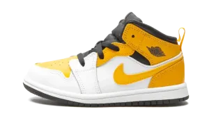 Jordan 1 Mid TD "White / University Gold"