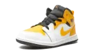 Jordan 1 Mid TD "White / University Gold"