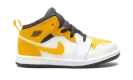 Jordan 1 Mid TD "White / University Gold"