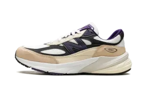 990v6 "Made In USA - Teddy Santis White Black Plum" U990WB6