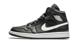 AIR JORDAN 1 MID WMNS "Black / White" BQ6472 011