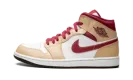 Air Jordan 1 Mid "Light Curry" 554724 201