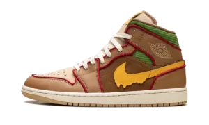 Jordan 1 Mid SE "Cheeseburger" IB7403 224