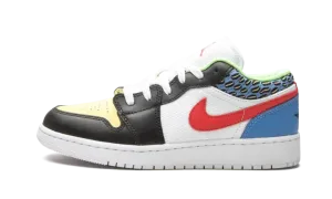 Air Jordan 1 Low GS "White Mesh / Multicolor" DH5927 006