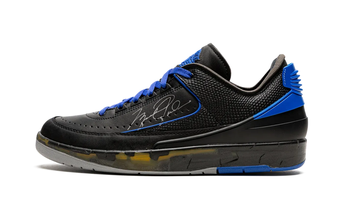 Air Jordan 2 Low OG SP "Off-White - Black/Blue" DJ4375 004