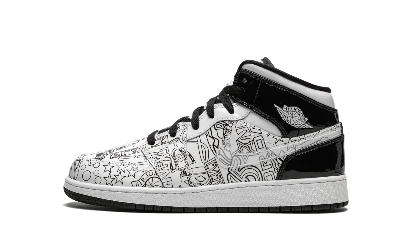 Air Jordan 1 MID SE GS "DIY" DC4099 100