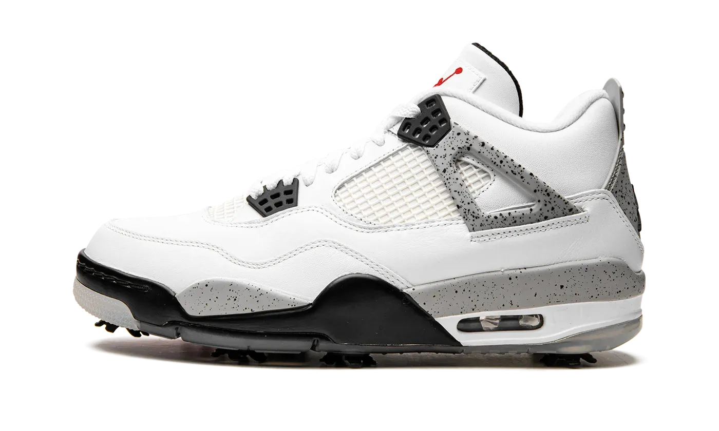 Air Jordan 4 Golf "White Cement" CU9981 100