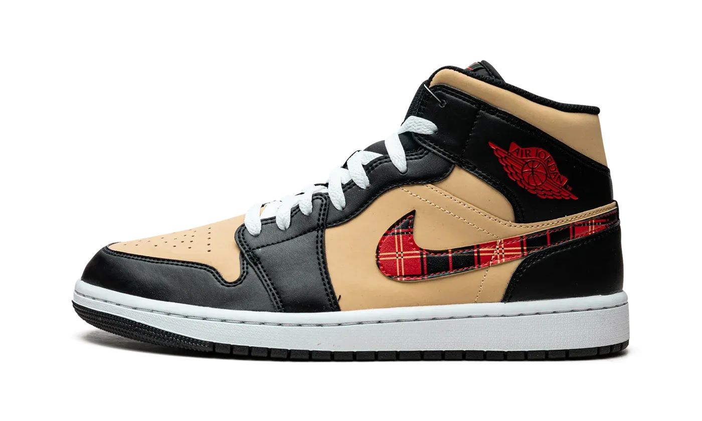 Air Jordan 1 Mid SE "Tartan Swoosh" DZ5329 001