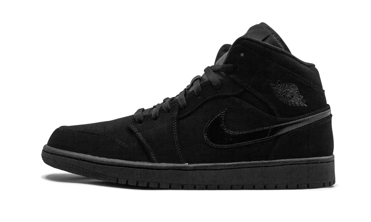 Air Jordan 1 Mid "Black" 554724 056