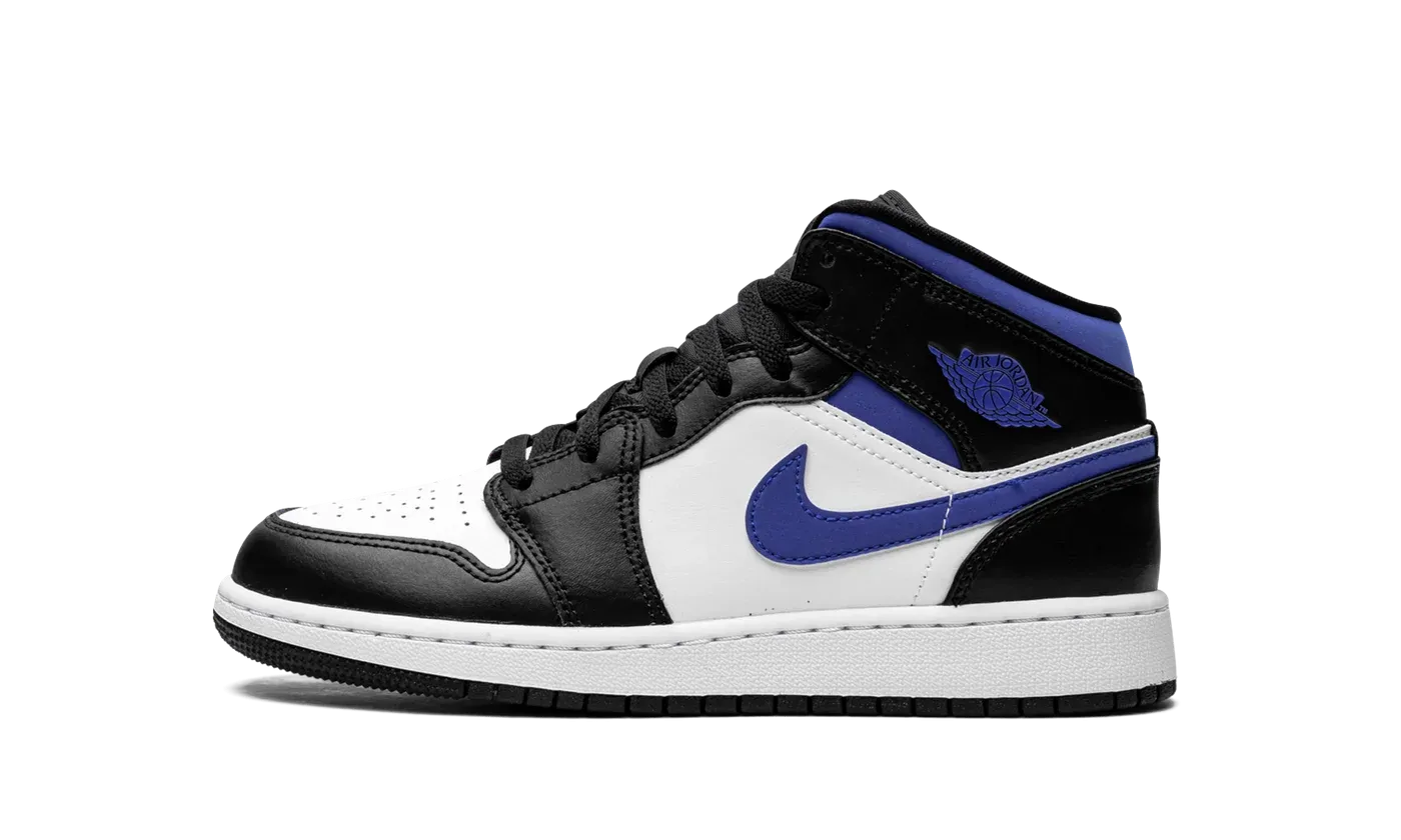 Air Jordan 1 Mid GS "Racer Blue / Black / White" 554725 140