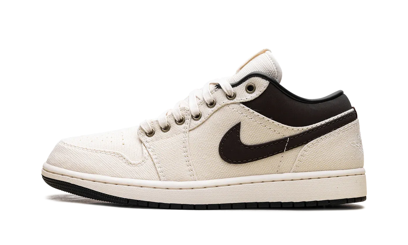 Air Jordan 1 Low Premium "Pale Ivory Baroque Brown" IB8058 110