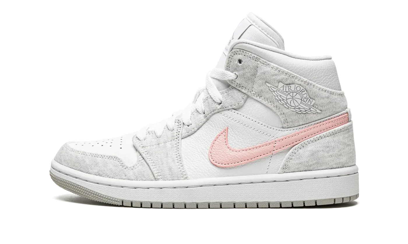 AIR JORDAN 1 MID SE WMNS "Heather Grey / Pink" DN4045 001