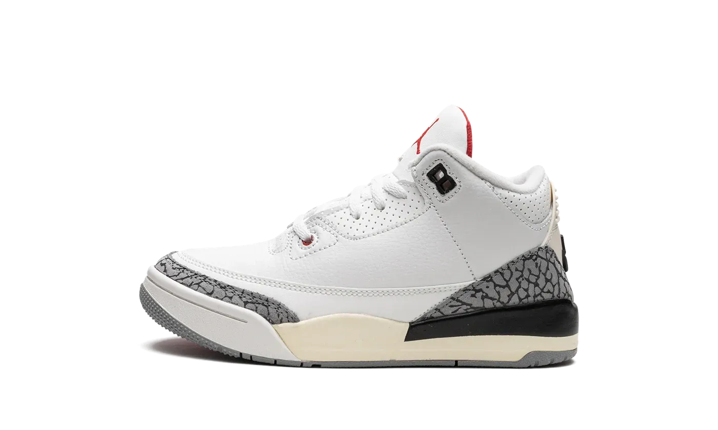 Air Jordan 3 PS "White Cement Reimagined 2023" DM0966 100