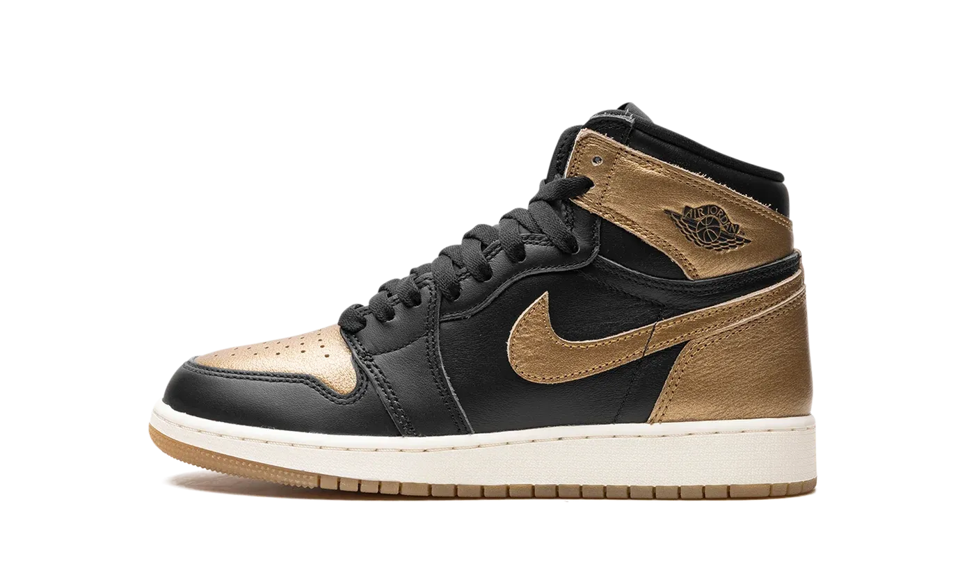 Air Jordan 1 GS "Black Metallic Gold" FD1437 071