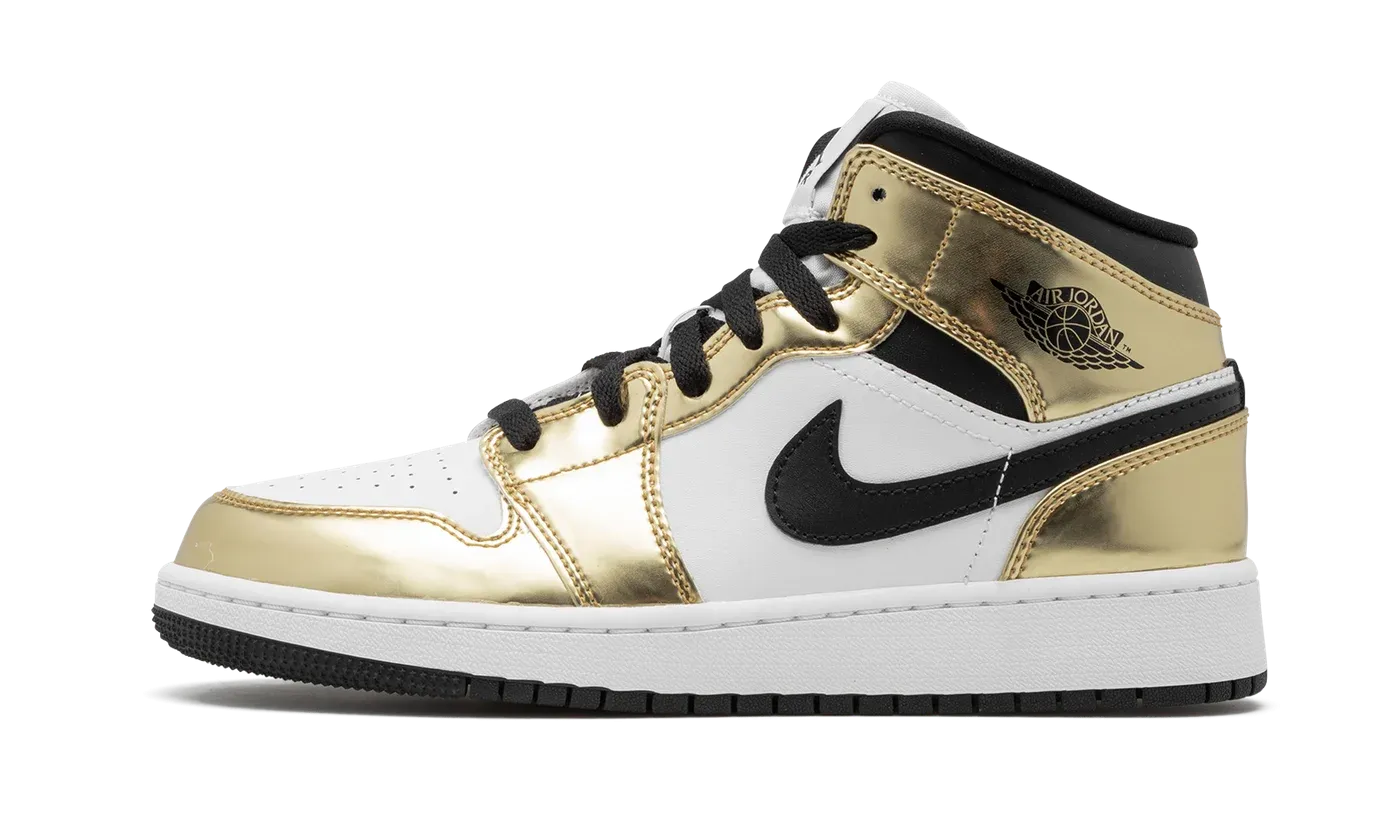 Air Jordan 1 Mid SE GS "Metallic Gold" DC1420 700