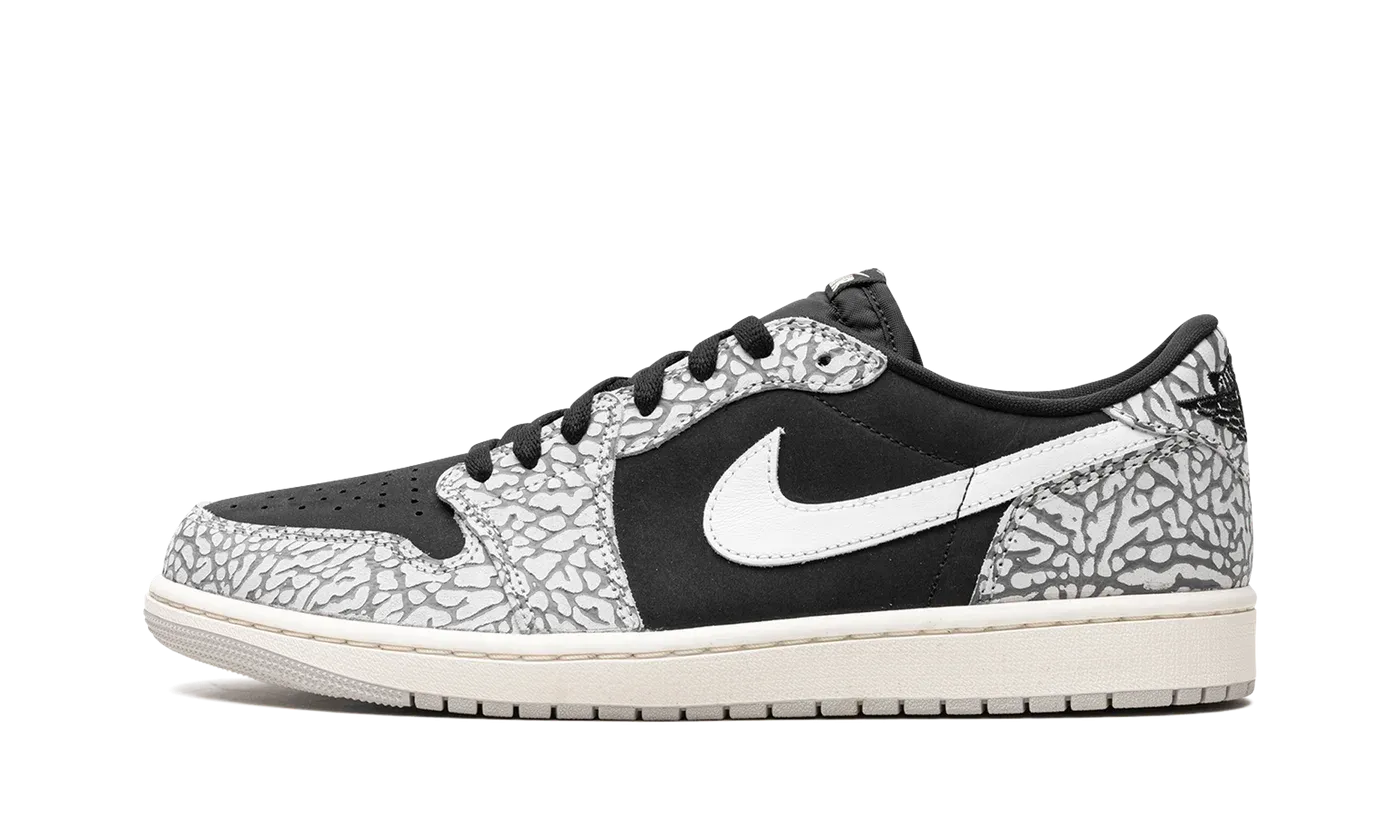 Air Jordan 1 Low "Black Elephant" CZ0790 001