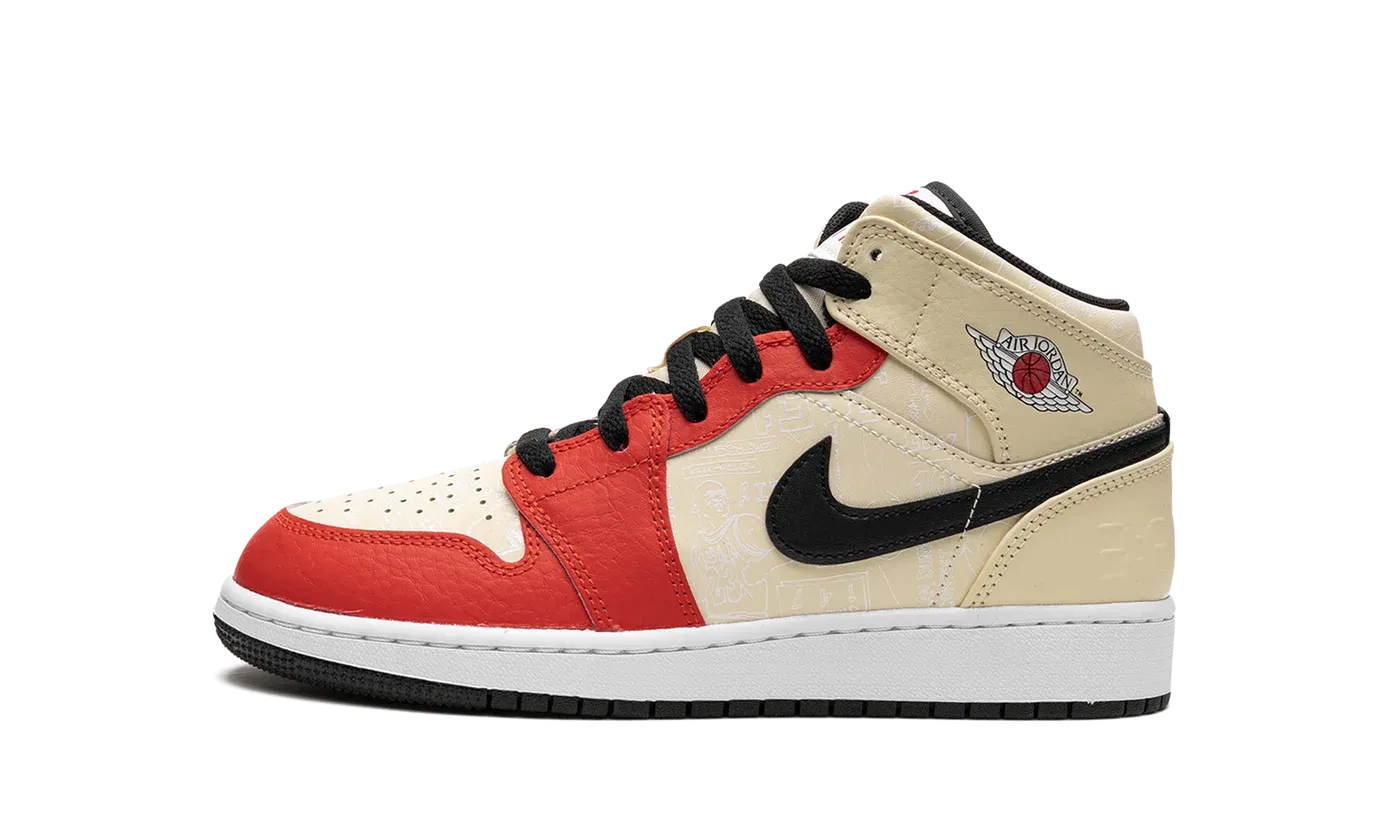 Jordan 1 Mid SS GS "Dunk Contest '88" DV7012 100