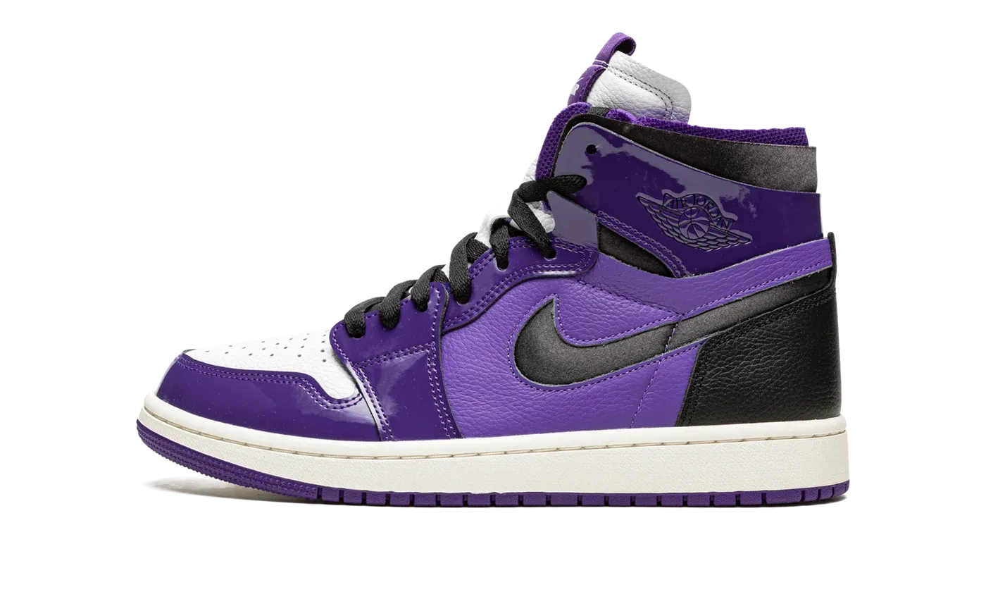 AIR JORDAN 1 HIGH ZOOM CMFT WMNS "Purple Patent" CT0979 505