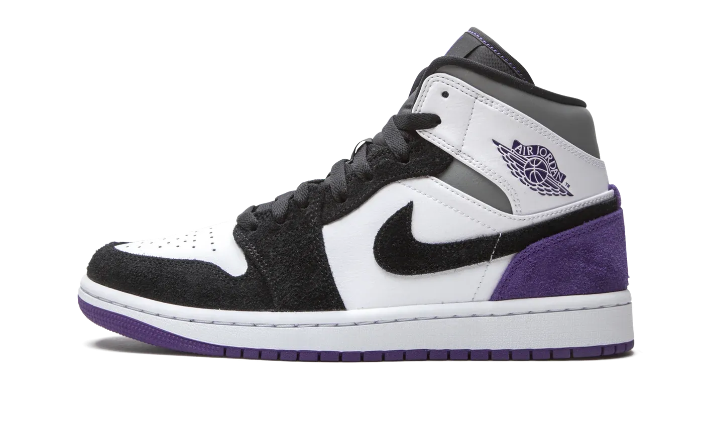 Air Jordan 1 Mid SE "Court Purple Suede" 852542 105