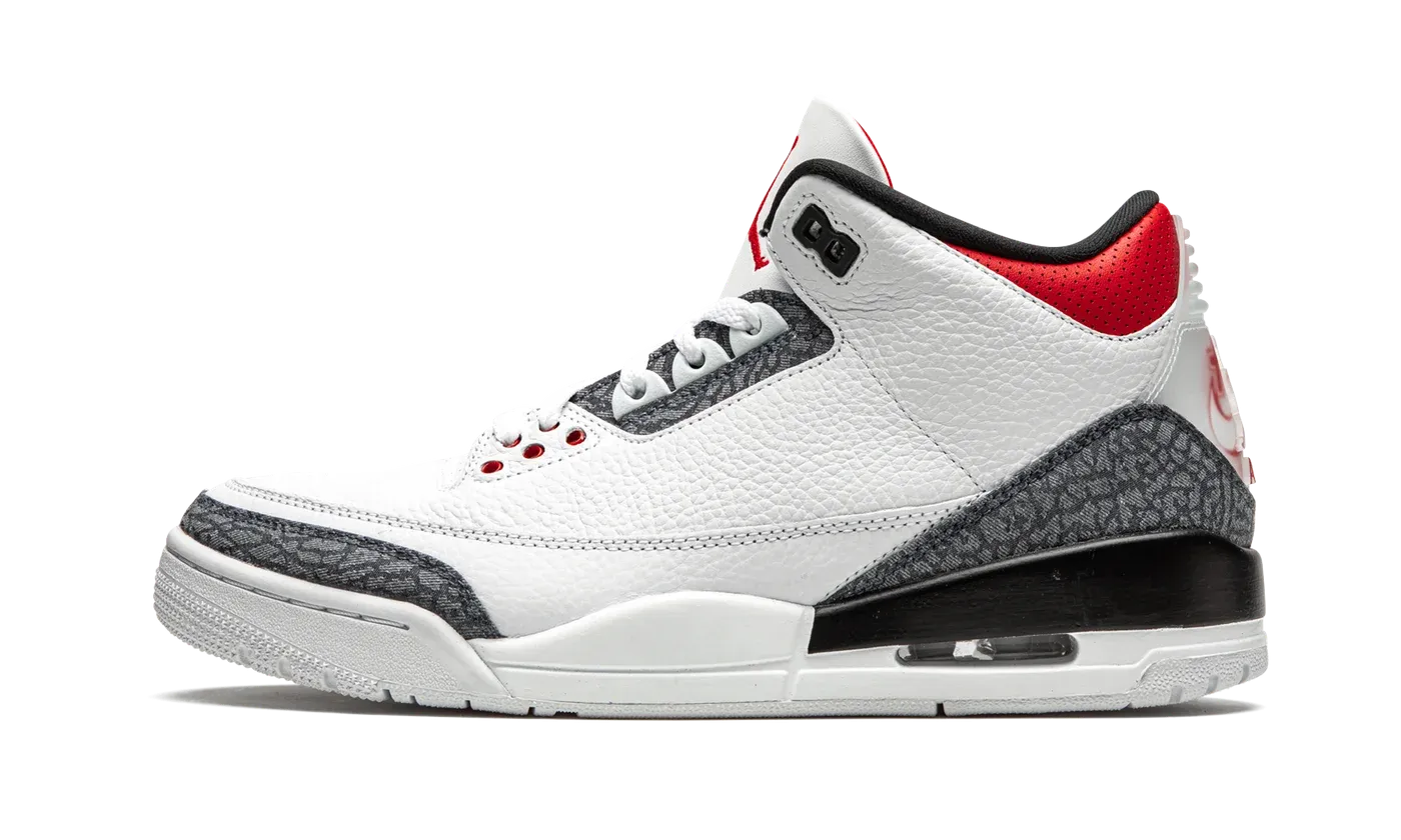 Air Jordan 3 Retro SE-T Denim "Japan Exclusive - Fire Red" CZ6433 100