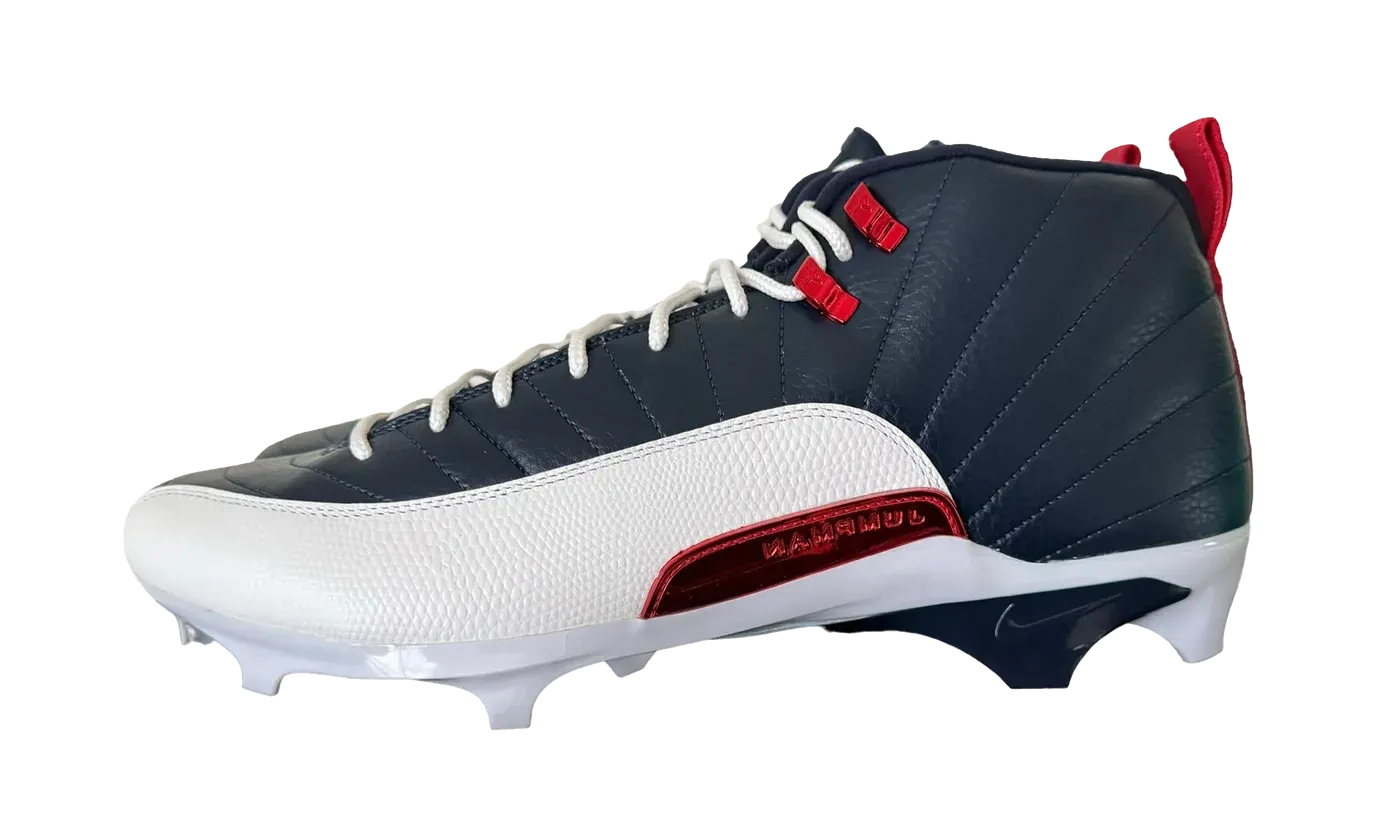 Air Jordan 12Alpha 3 PE Cleats "Howard University - Navy / White" FJ6211 416