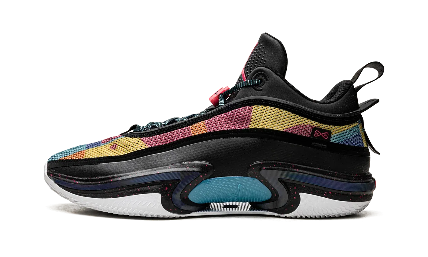 Jordan 36 Low "Black Multi-Color" DH0833 063