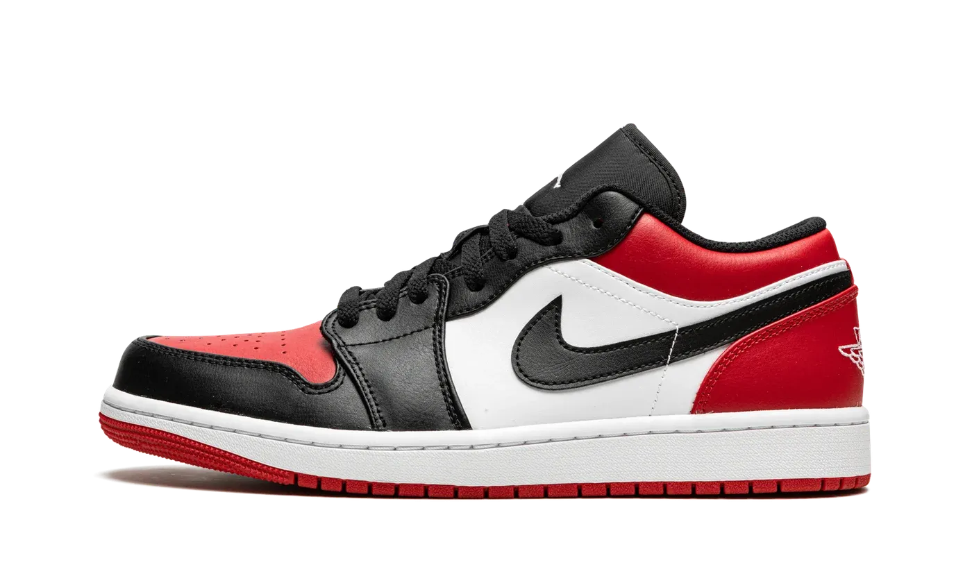 Air Jordan 1 Low "Bred Toe" 553558 612