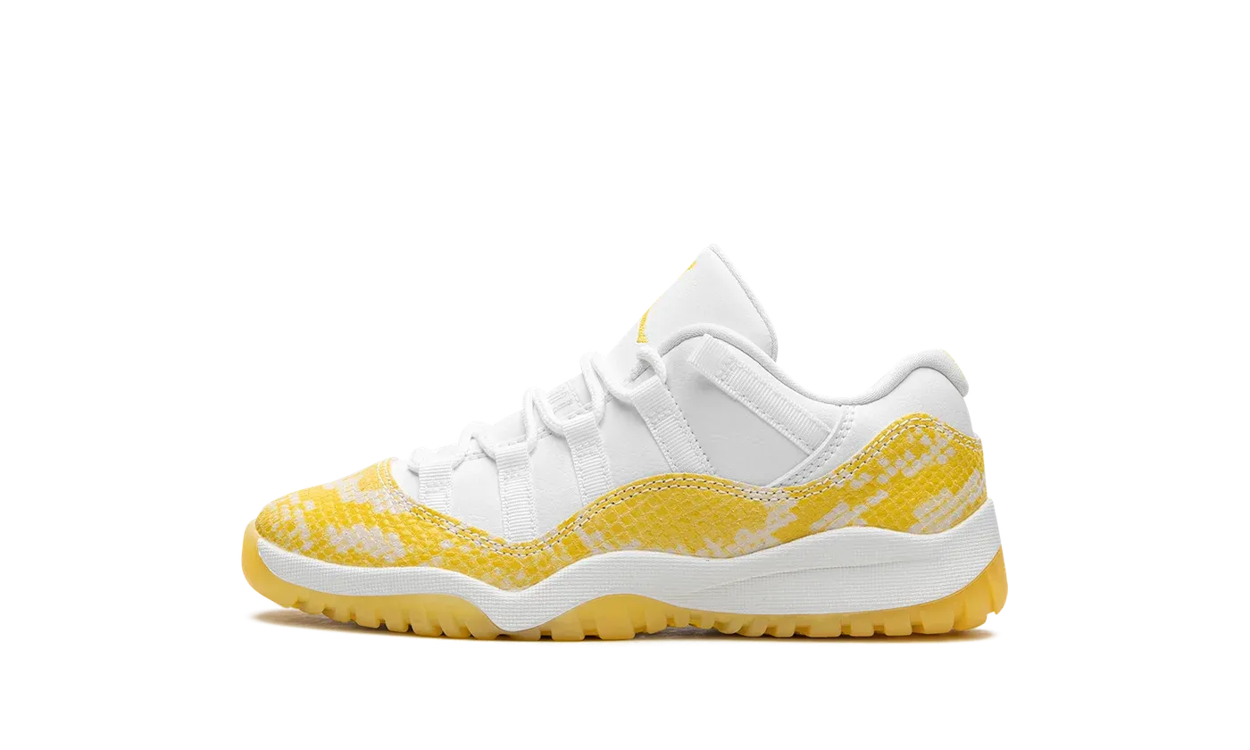 Air Jordan 11 Low PS "Yellow Snakeskin" 580522 107